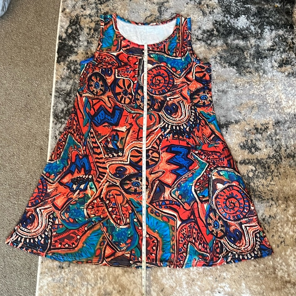 Cute printed tank dress